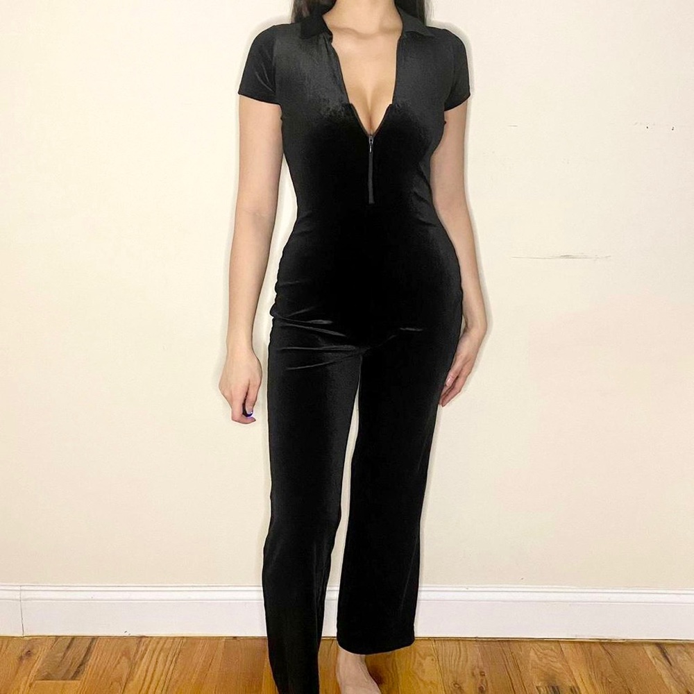 H&M Collared Jumpsuit - L